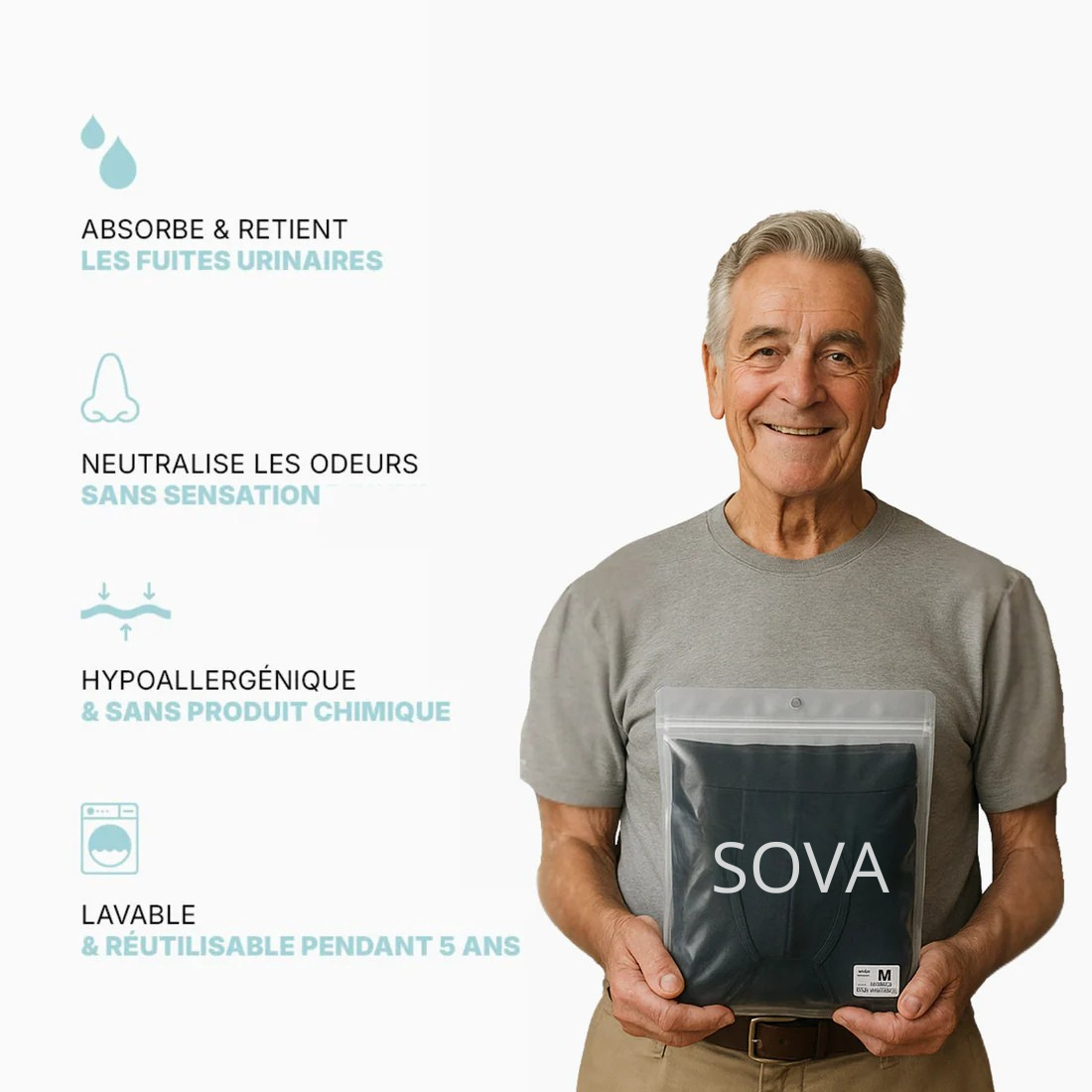 Sova Core - Boxer ultra-absorbant